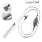 Aquarium Gravel Vacuum Siphon Kit for Large Fish Tanks, Manual Water Change and Sand/Gravel Cleaner with Extension Tube