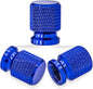 Aluminum Tire Valve Stem Caps 16 x 12mm (0.63 x 0.47 in) Universal 8mm Thread - Metal Valve Caps for Car Bike SUV Truck