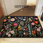VIKAMA Beautiful Flower Mat Door Mat Outdoor Carpet Welcome Mat Soft Living Room Carpet Rug For Bedroom Soft Home Decoration