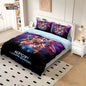 3-Piece K-Pop Demon Hunters Print Duvet Cover Set – Microfiber, Soft & Machine Washable – Multiple Sizes (3.3–9 ft / 1.0–2.8 m)
