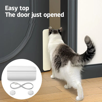 Automatic Lockable Pet Door Opener for Cats and Small Pets — No-Drill, Removable, Easy Installation