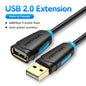 USB 3.0 Extension Cable (Male to Female) – 5Gbps High-Speed USB-A Data & Charging Cord for Smart TV, PS4, Xbox One, PC, Printers