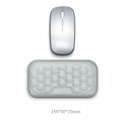 2-Piece Memory Foam Wrist Rest Set — Ergonomic Keyboard & Mouse Support with Non-Slip Base for Laptop & Desktop