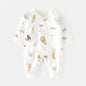Cotton Newborn Baby Girl Boy Romper Print Infant Jumpsuit Casual New born Clothes For Girls Boys Spring Autumn Clothing New 0-6M