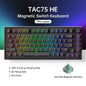75% Magnetic-Switch Mechanical Gaming Keyboard, 83-Key Hot-Swap Wired - 8K Polling, 0.005mm Rapid Trigger, ARGB
