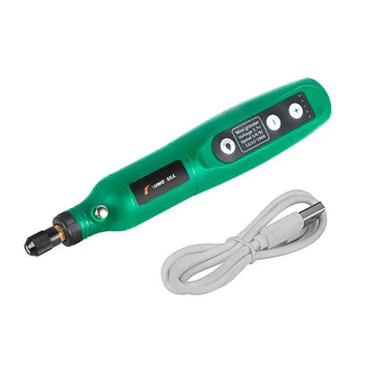 USB Rechargeable Wireless Engraving Pen - Mini Cordless Rotary Drill with Grinding Accessories