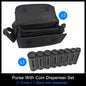 Waiter Cash Wallet Waist Bag with 8-Slot Euro Coin Dispenser – Fanny Pack Coin Holder for Servers, Drivers & Cashiers