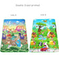 Double-Sided Baby Play Mat 71 x 47 in (180 x 120 cm) – EVA Foam Toddler Crawling Rug, Educational Animal Pattern, Waterproof Soft Floor