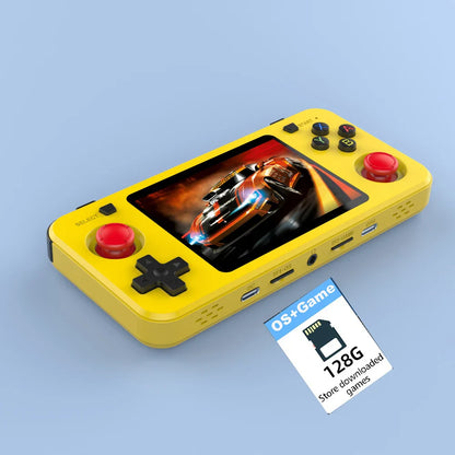 Retro Handheld Gaming Console - Open-Source Linux, 3.5-inch (8.9 cm) IPS Screen, 64GB, 15,000+ Classic Games, Portable