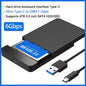 2.5-Inch SATA to USB 3.1/3.0 HDD & SSD Enclosure (USB-C) — 6 Gbps External Hard Drive Case, Tool-Free Hot-Swap