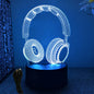 3D LED Neon Gamer Lamp - RGB Acrylic Night Light with Remote & Touch for Kids & Gaming Room