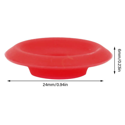 25-Pack Red Silicone Gaskets for Swing Flip-Top Bottles - Replacement Beer Bottle Seals
