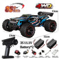 9522PRO 1:16 RC Car - 85KM/H Brushless 4WD Off-Road Drift Racing Truck with LED Lights, Professional High-Speed Remote Control Car