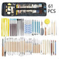 Pottery Clay Sculpting Tools Kit - 8-61 Pcs for Carving, Shaping & Modeling