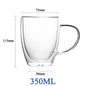 Double-Wall Borosilicate Glass Cups (80-450 ml) Heat-Resistant Insulated Tea, Coffee & Beer Glasses, Single to 6-Pack