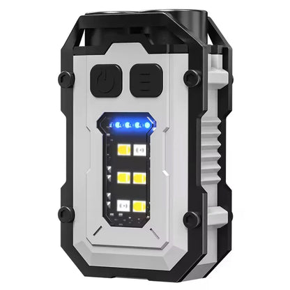 High-Power Rechargeable LED Tactical Flashlight with Headlamp