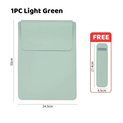 PU 13-Inch Waterproof Laptop Sleeve with Pen Case — MacBook Air/Pro