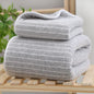 Quick-Drying Coral Fleece Bath Towel Set – Thick Absorbent Pool & Sports Towels 35x75cm (13.8x29.5in) & 70x140cm (27.6x55.1in)