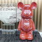 27/cm Ceramic Cartoon Teddy Bear Figurine Love Bear Ornament Living Room Small Piggy Bank Wine Cabinet Desktop Home Decoration