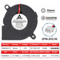 50mm (50x50x15mm) Brushless Dual-Ball Bearing Cooling Fan – 2-Pin/USB, 5V/12V/24V Turbo Blower for 3D Printers & Electronics