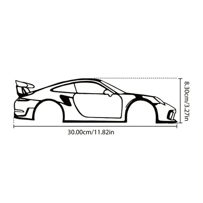 Decorative Hot Border Metal Line Art Designed Specifically for Passionate Automotive Aficionados Looking To Create Wall Displays