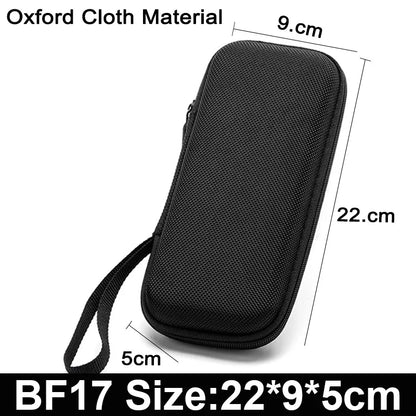 EVA Hard-Shell Earphone Case — Mini Portable Zipper Pouch & Cable Organizer for USB, Chargers, Memory Cards