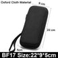 EVA Hard-Shell Earphone Case — Mini Portable Zipper Pouch & Cable Organizer for USB, Chargers, Memory Cards