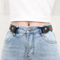 Elastic Woven Invisible Seamless Adjustable Jeans Belt – Unisex Casual Waistband