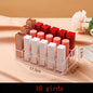 Clear Acrylic Makeup Brush Organizer – Transparent Cosmetic Holder for Lipstick, Brushes & Makeup Tools