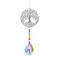 Animal metal sheet butterfly pendant crystal ball prism sun catcher DIY hanging decoration window decoration garden sun catcher