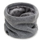Knitted Neck Warmer Unisex Winter Neck Gaiter Thick Fleece Face Cover for Skiing Running Hiking