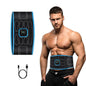 EMS Abdominal Muscle Stimulator Belt — USB Rechargeable, 10 Modes & 30 Intensity Levels, Adjustable 116 cm (45.7 in)