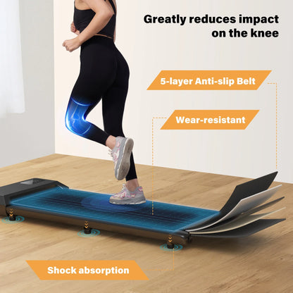 Under-Desk Treadmill 2.5HP — Quiet Walking Pad with App, Remote & LCD