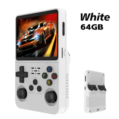 Retro Handheld Game Console 3.5-inch IPS Screen 64GB 15,000 Classic Games Linux Portable