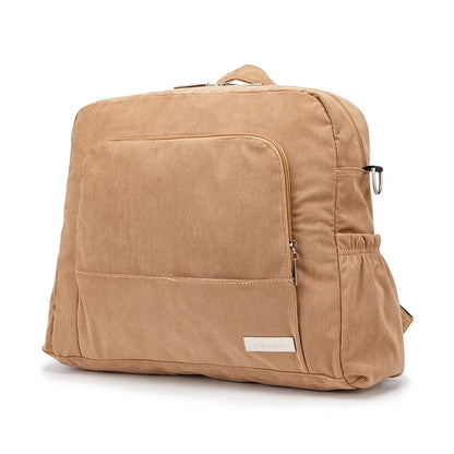 Large Corduroy Diaper Backpack for Mom – Spacious Baby Changing Bag with Multiple Pockets