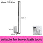 No-Drill Adhesive Toilet Paper Holder - Stainless Steel Wall-Mount Bathroom & Kitchen Roll and Towel Rack