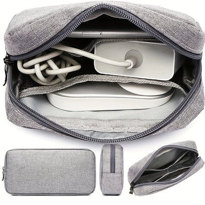 Travel Cable Organizer Bag for Electronics - Cord Case for Power Banks & SD Cards