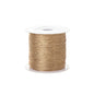 Metallic Beading Thread Cord – Rose Gold & Silver for DIY Jewelry