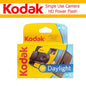 35mm Waterproof Disposable Film Camera with Flash — 27/39 Exposures Single-Use Point-and-Shoot