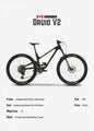 Luxury Mountain Bike Famous Bicycle Parameter Minimalist Poster Canvas Painting Wall Pictures Home Room Decor Bike Lover Gifts