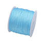 50 Yards 0.8mm Braided Nylon Cord – Durable Satin String for Jewelry Making, Beading, Macrame, Chinese Knot & DIY Crafts