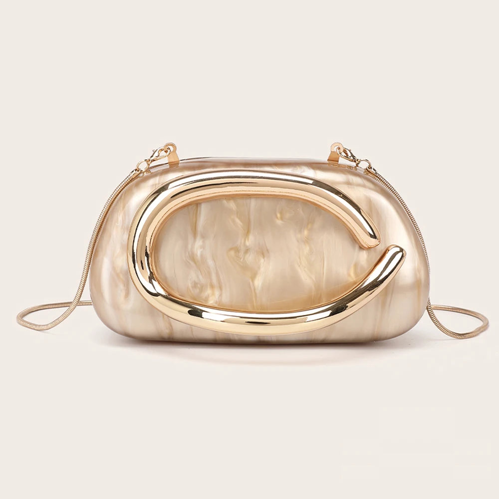 Luxury Metal Box Clutch Bag – Women’s PVC Evening Handbag for Wedding, Bridal, Party & Banquet, Crossbody Shoulder Purse, 11 Colors