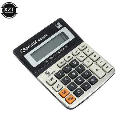 Compact 10-Digit Portable Desktop Financial Calculator – Audible Key Sound, Battery Powered