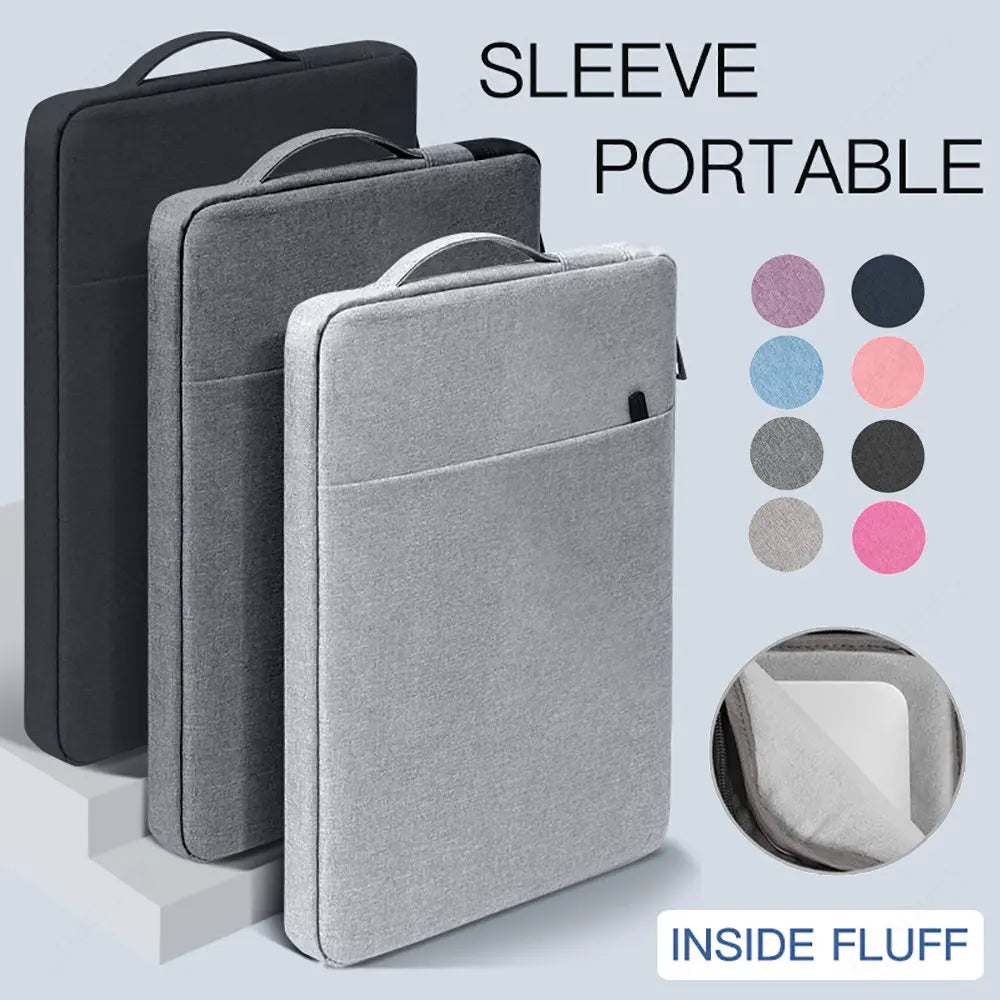 Waterproof Laptop Sleeve Handbag 11.6–16 Inch — Zippered Portable Case