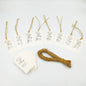 8cm Large 50Pcs/Set Skeleton Key Bottle Opener With Tag Card Twine Suitable For Wedding Gift, Baby Shower Party Gifts
