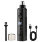 Portable USB-C Rechargeable Nose & Ear Hair Trimmer, 360° Safety Blade, Detachable Washable Head