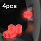 Luminous Tire Valve Caps - 6-Color LED Glowing Wheel Valve Caps for Car & Motorcycle (4/8/20-Pack)