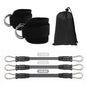 Ankle Strap Resistance Band Set - Adjustable Elastic Ankle Weights for Glutes & Legs, Home & Gym (Men & Women)