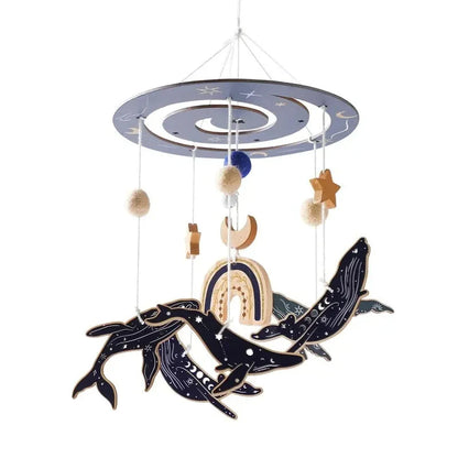 Baby Wooden Bed Bell Bracket Mobile Holder