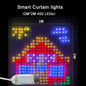 400LED Smart Curtain Lights Bluetooth App RGB Fairy String Lights USB Music Sync for Window Bedroom IP65 Waterproof